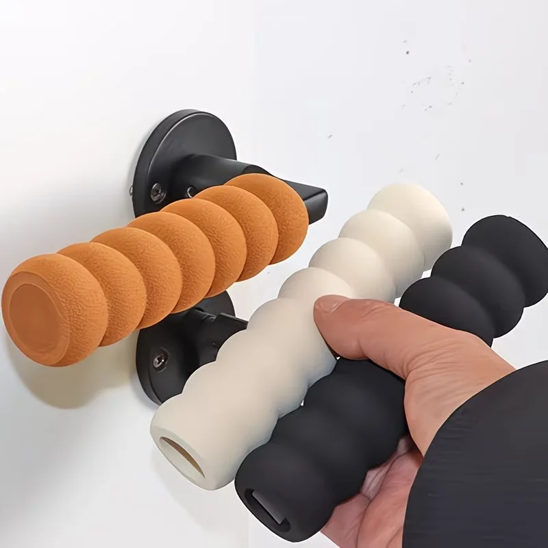 4PCS Door Knob Covers Foam Elastic Room Door Handle Protector Home Accessory Static-free Protective