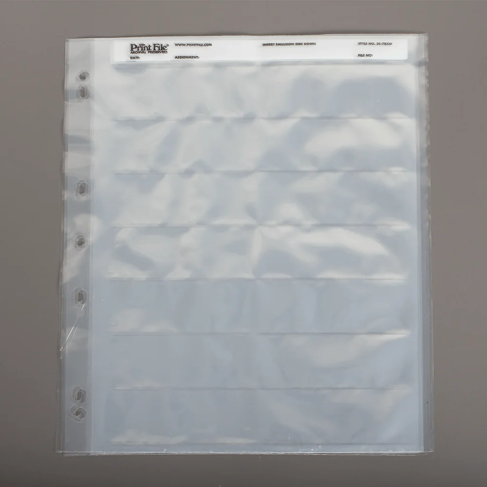 PrintFile 35mm Negatives Film Pages 135mm Film Slide Acid-free Preservers Storage Bags Standard Binder Pages