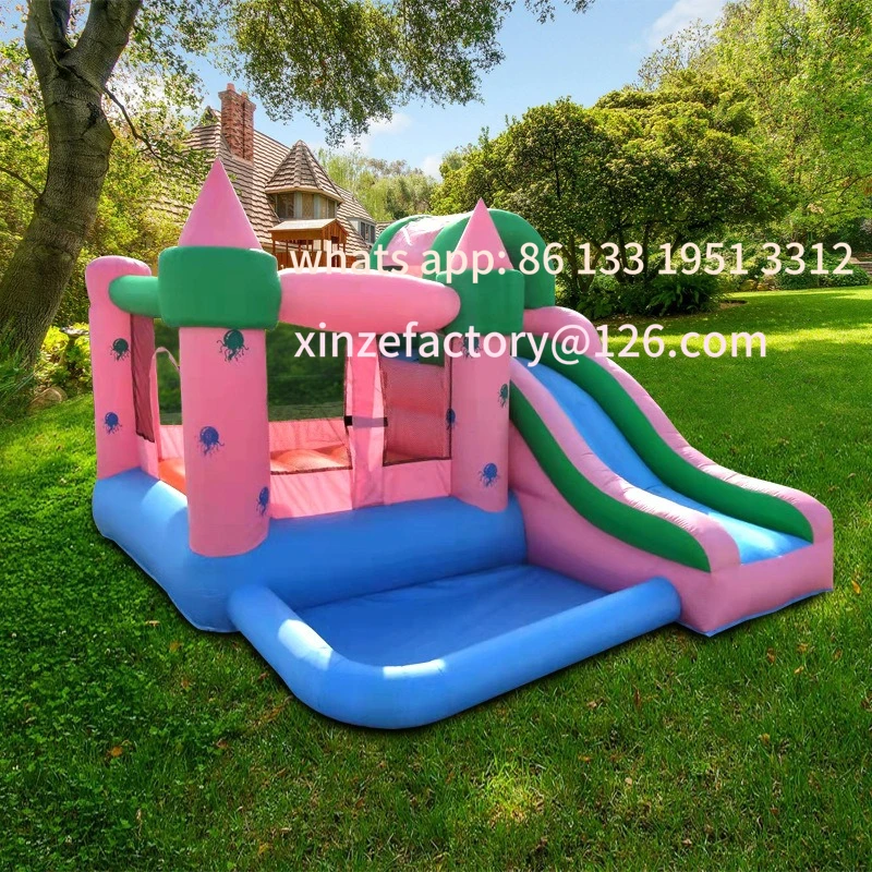 

Customizable indoor children's inflatable trampoline slide trampoline