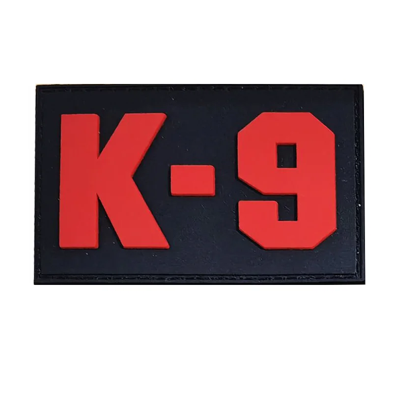 K9 Infrared IR Reflective Service Dog Rescue Embroidery Patch Military Tactical Patches Emblem Embroidered Badges Thin Blue Line