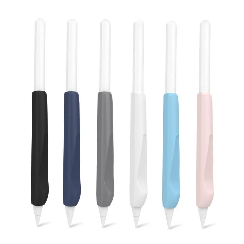 New Silicone Pen Grip Flexible Soft Touch Pen Protective Cover Multifunctional Ergonomics for Apple Pencil Pro/2 Generation