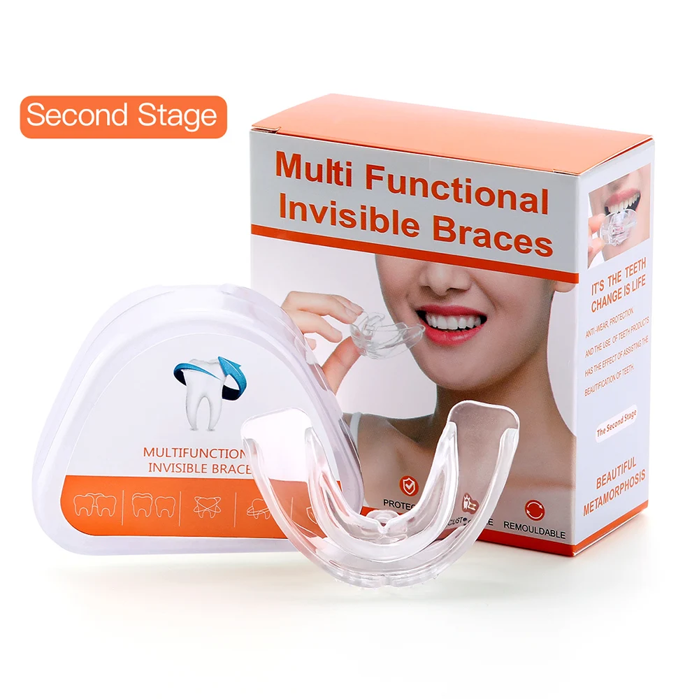 تقويم الأسنان الأقواس الأجهزة الاطفال الأسنان المدرب التجنيب الفم جارد الأسنان صينية الأزرق الأرجواني لينة الصلب أدوات أورثو #6