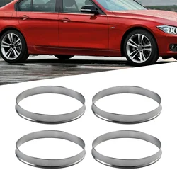 4pcs Car Wheel Hub Centric Rings Center Bore 72.6-74.1 Aluminum Heat Resistant Hub Centric Rings for BMW X1, X3, X4, X6