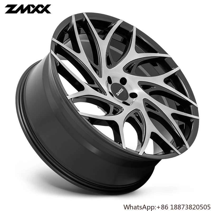 ZMXX t6061 brush copper aluminum casting alloy wheels15-26 inch rims car wheel aluminium alloyed forge wheels rimmed for bus