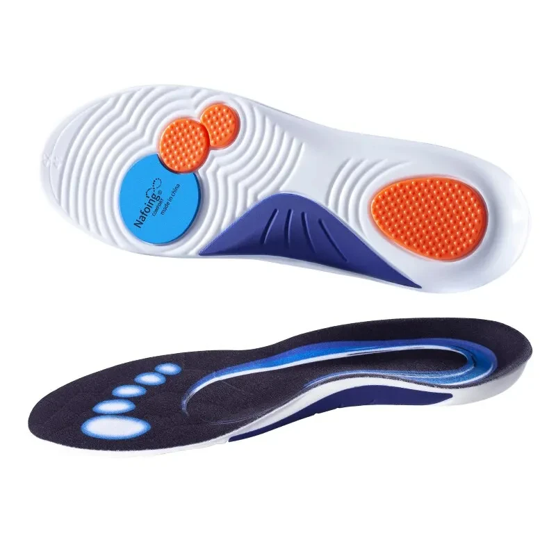 Sport Insoles for Shoes Sole Shock Absorption Deodorant Breathable Cushion Running Insoles for Feet Man Women Orthopedic Insoles