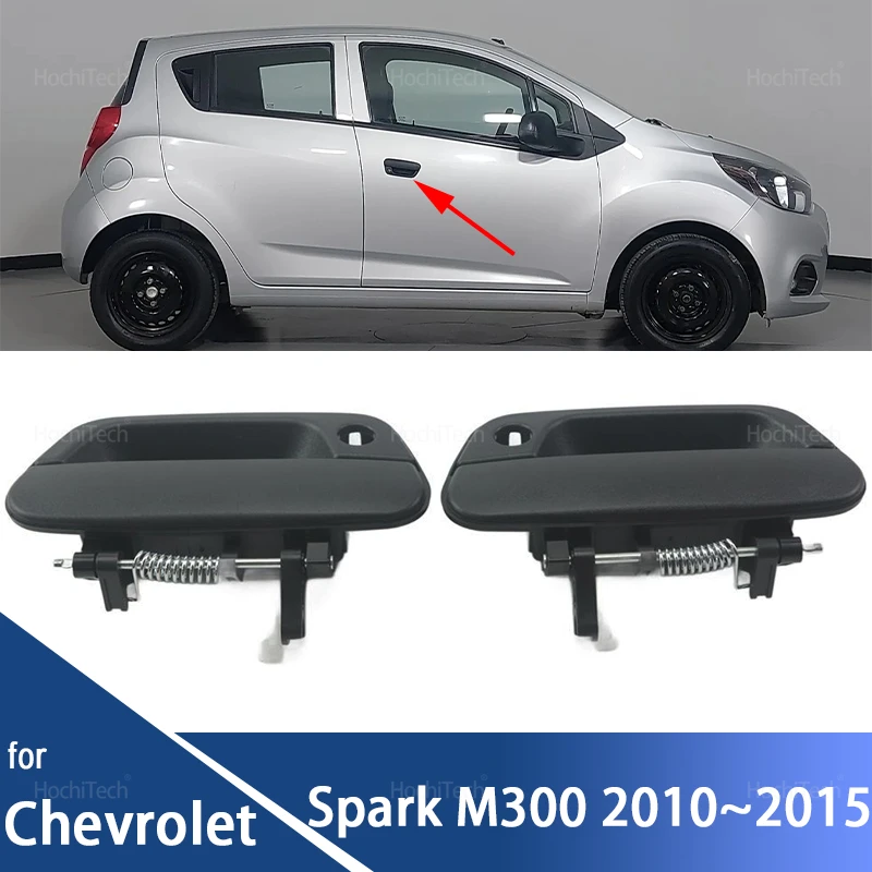 95964943 95964944 manija de puerta exterior de coche reemplazo delantero izquierdo derecho apto para Chevrolet Spark 2010 2012 2013 2014 2015 Beat 17-20
