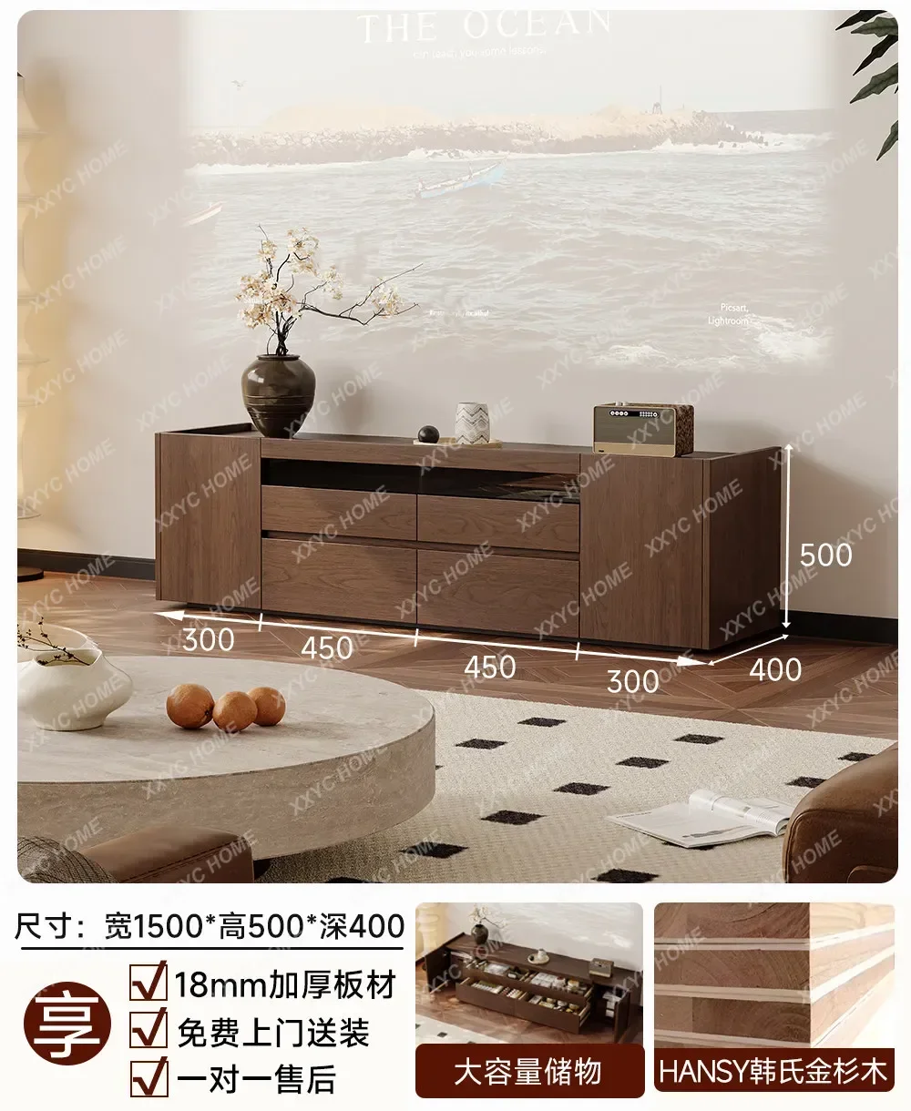 XXLiving Room Coffee Tv Cabinet Wooden Sofas Office Hidden Tv Stand Space Saving Farmhouse  Furnitur