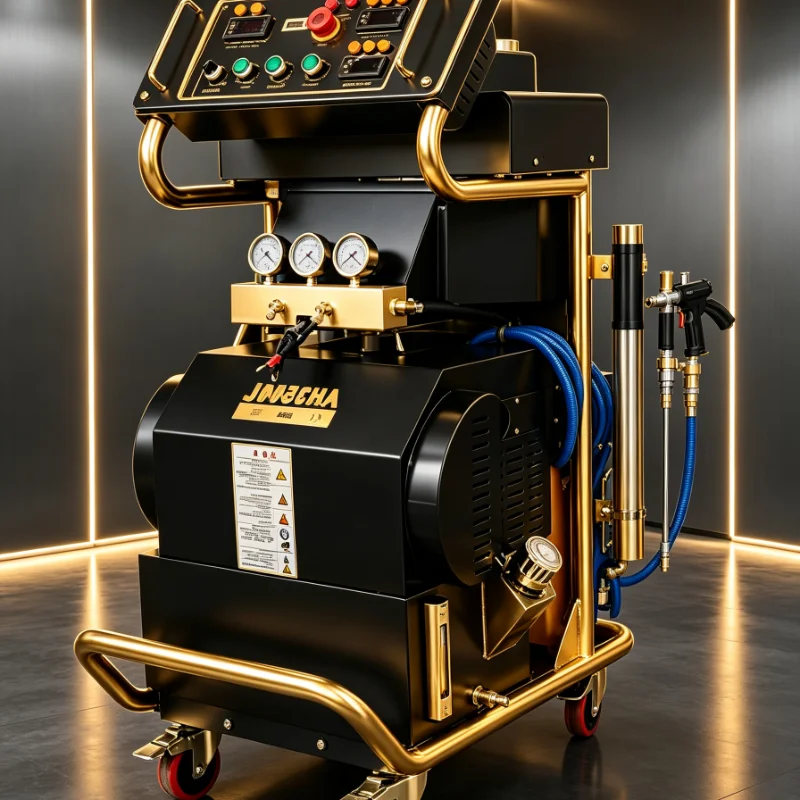 Polyurethane Spraying Machine Dual Component Foam Spraying Equipment Vehicle Cabin Insulation Tool For Transport Modification