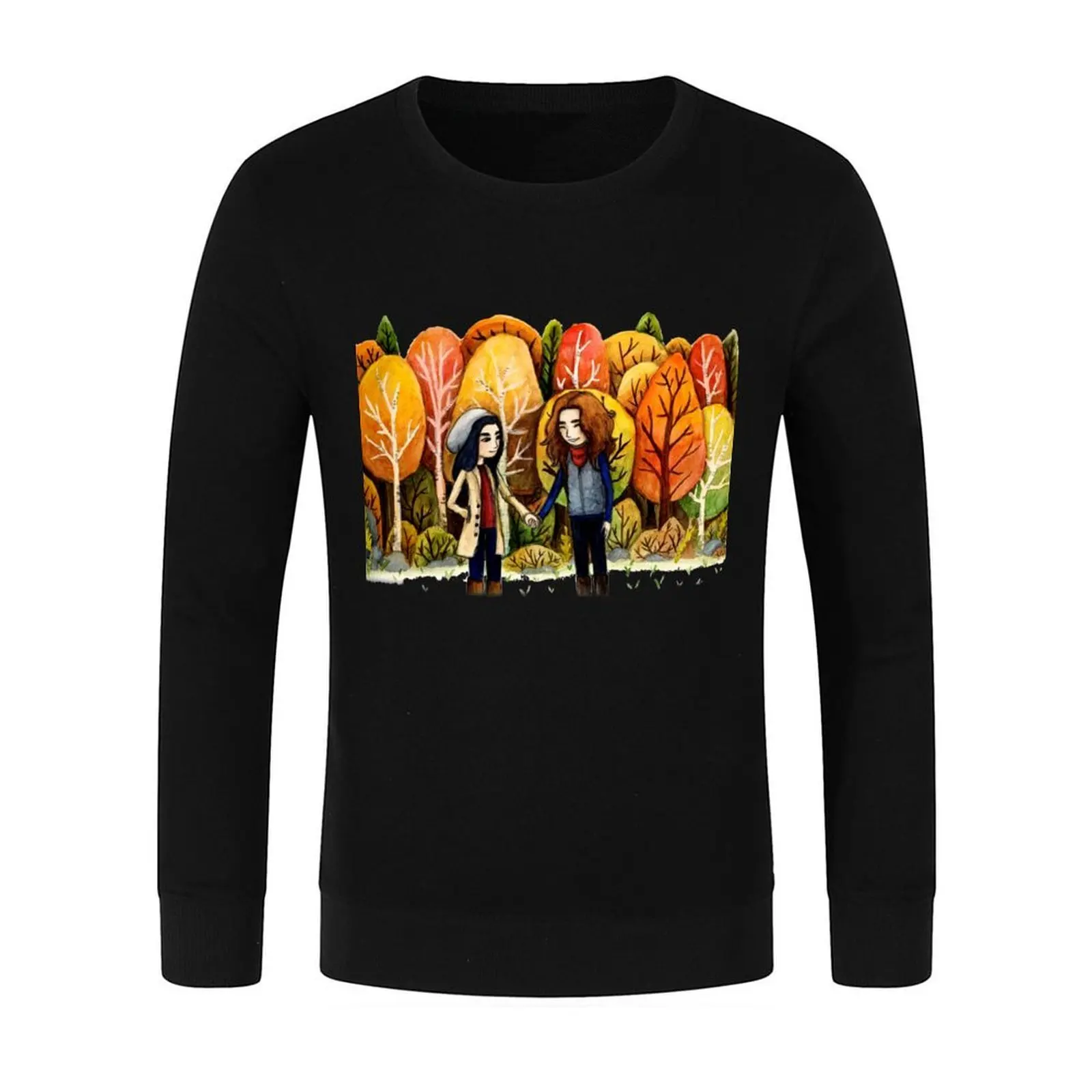 بلوفر الخريف ملابس الخريف الكورية أزياء الرجال رياضية ملابس رجالية مقنعين البلوز للرجال