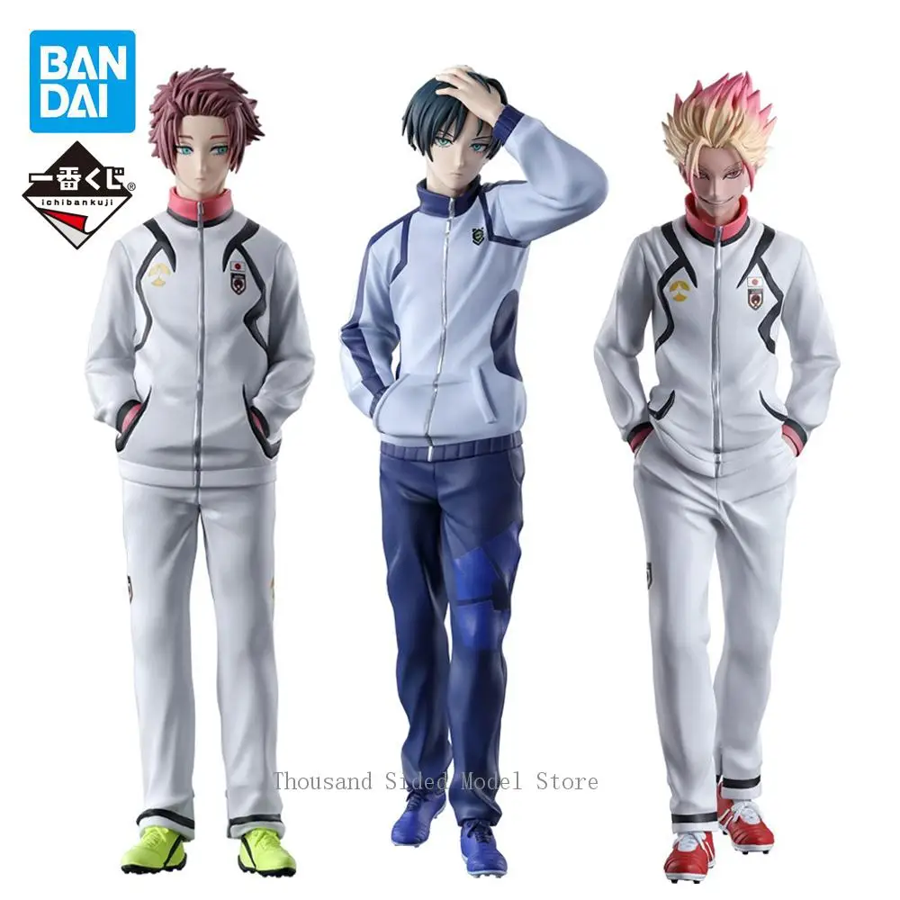 

IN Stock Original Bandai Ichiban Kuji BLUE LOCK Kessen no Kakugo Shidou Ryuusei Itoshi Sae Action Figure Model Collectible Toys
