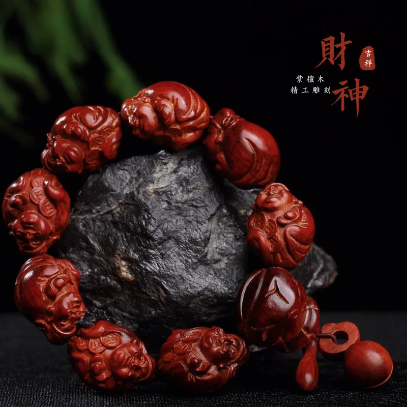 bracelet-africain-en-bois-de-santal-rouge-petite-feuille-exquis-sculpte-dieu-de-la-richesse-pendentif-bouddha-guanyin-pixiu-bijoux-de-jeu-culturel