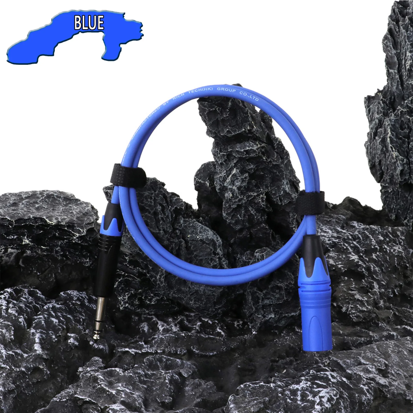 0.2M-30M 1/4 TRS naar XLR Audio Cord, 3Pin XLR Stekker naar 6.35mm Stereo Jack gebalanceerde Interface Verlengkabel voor MICROFOON Luidspreker