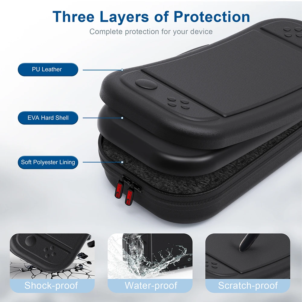 New Large Carry Case for Switch 2 Console Protective Hard Portable Travel Bag Pouch Case for NS Switch2 Game Accessories