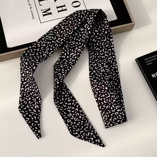 Women Narrow Long Scarf 150x4cm Polka Dot Tie Bag Ribbon Headband Choker Streamer Lady Accessories - Image 19