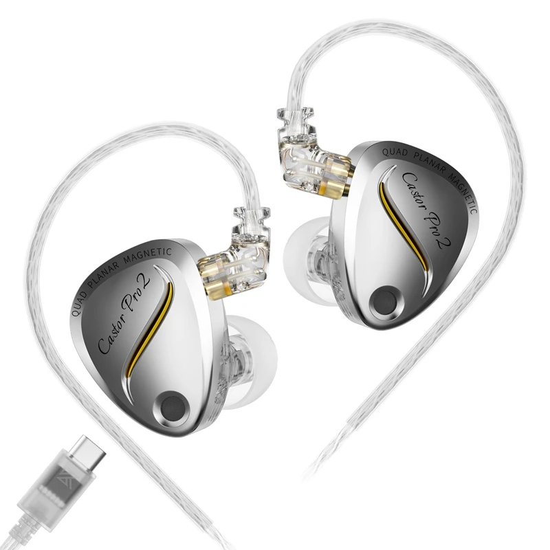 KZ Castor PRO 2 Dynamic in Ear Earphones High-end Tunable Earphones Stets A New Benchmark for Hfi Sound Quality Bass Headsets