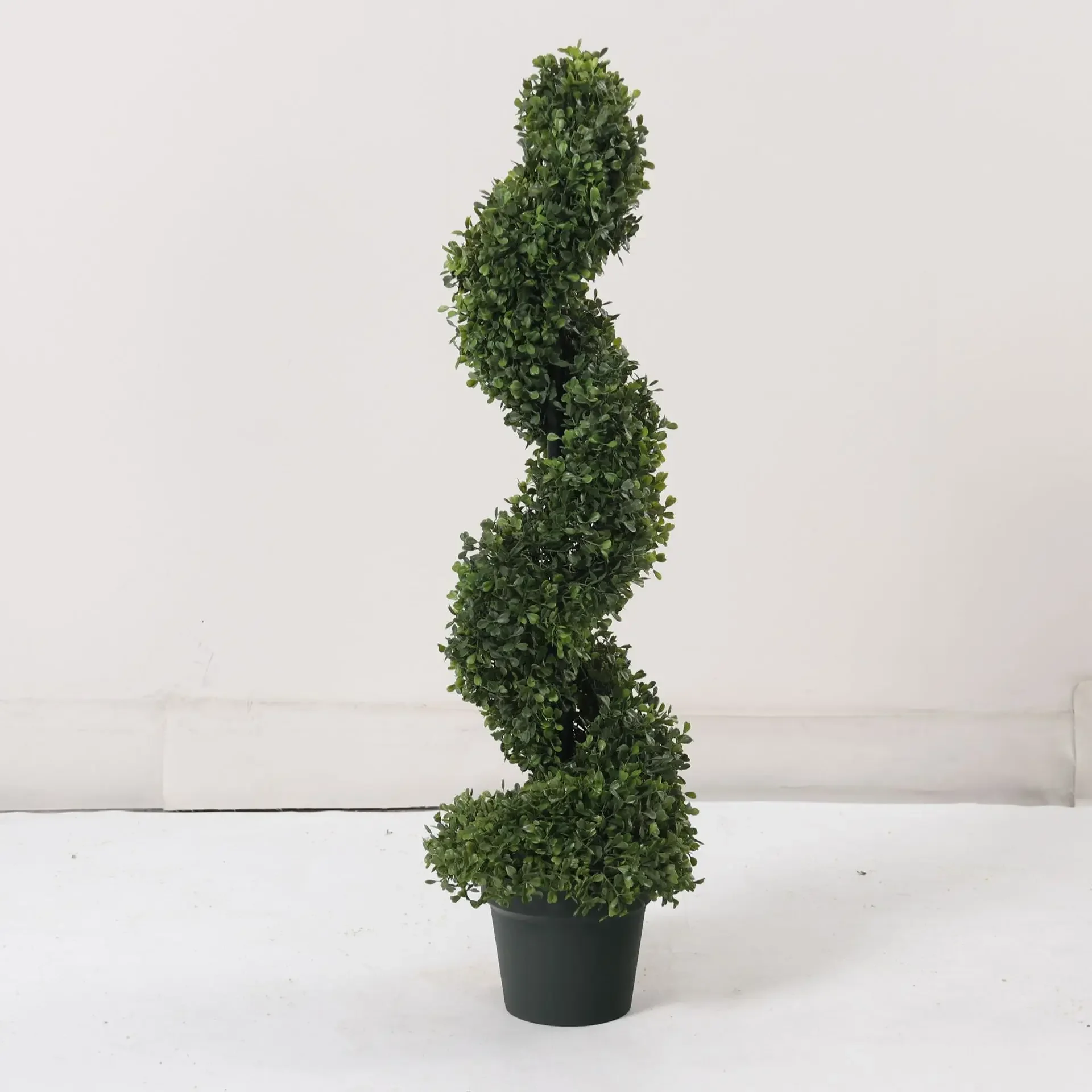 simulated Milan tree large floor-to-ceiling potted spiral tree living room entrance simulated green plant decorative ornament