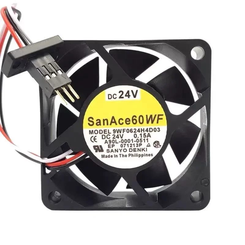 for SANYO 9WF0624H4D03 Cooling Fan 24V 0.15A Double Ball Bearing
