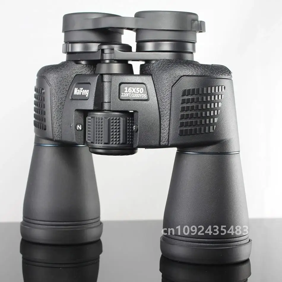 Telescope Maifeng Binoculars 16x50 12x45 High Quality Powerful Waterproof Bak4 FMC Coating Lens Military Camping Hunting Tools