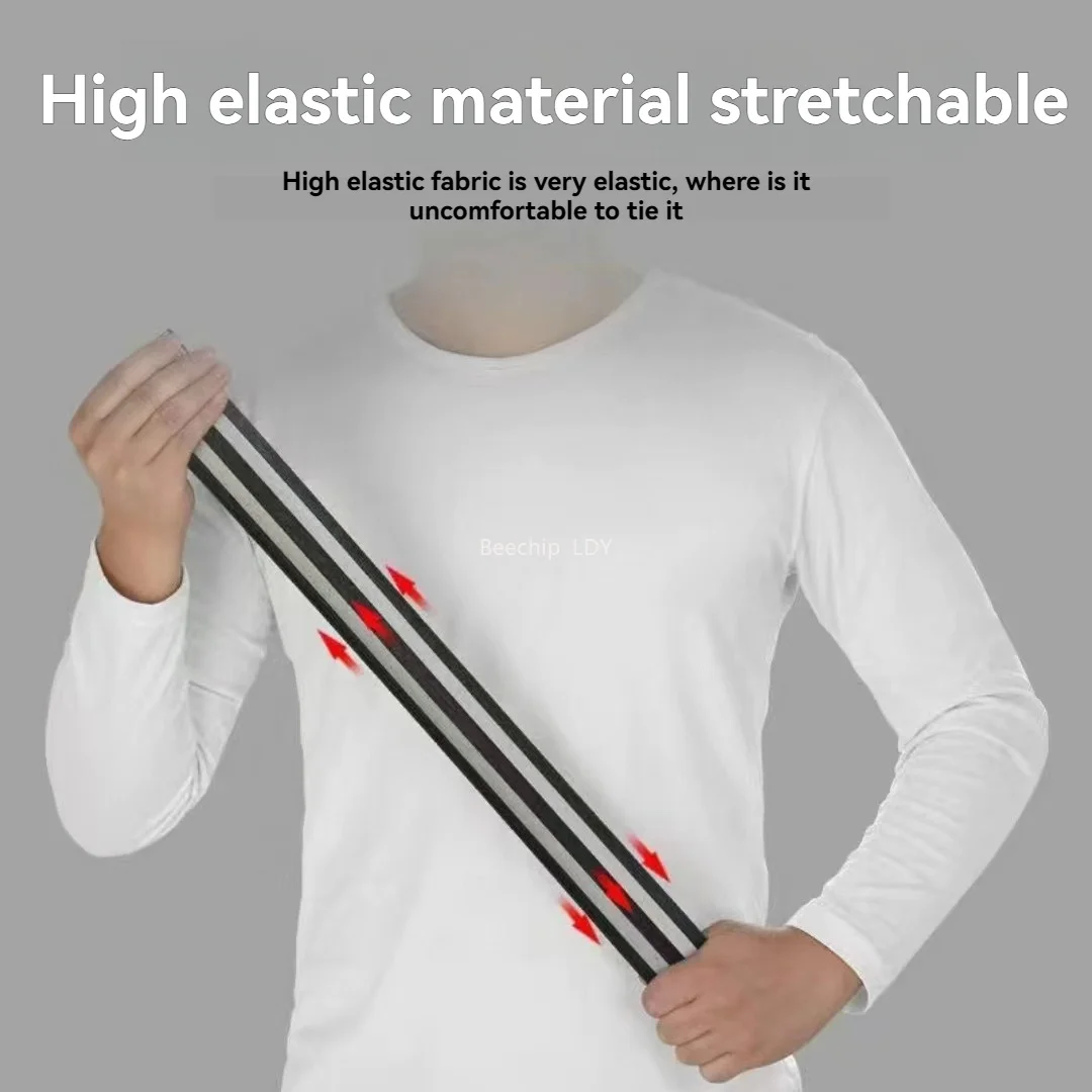 Reflective Bicycle Trouser Straps Night Riding Gaiters for Road Bike, Hiking & Running - Adjustable Leg Bands Safety Gear image 3