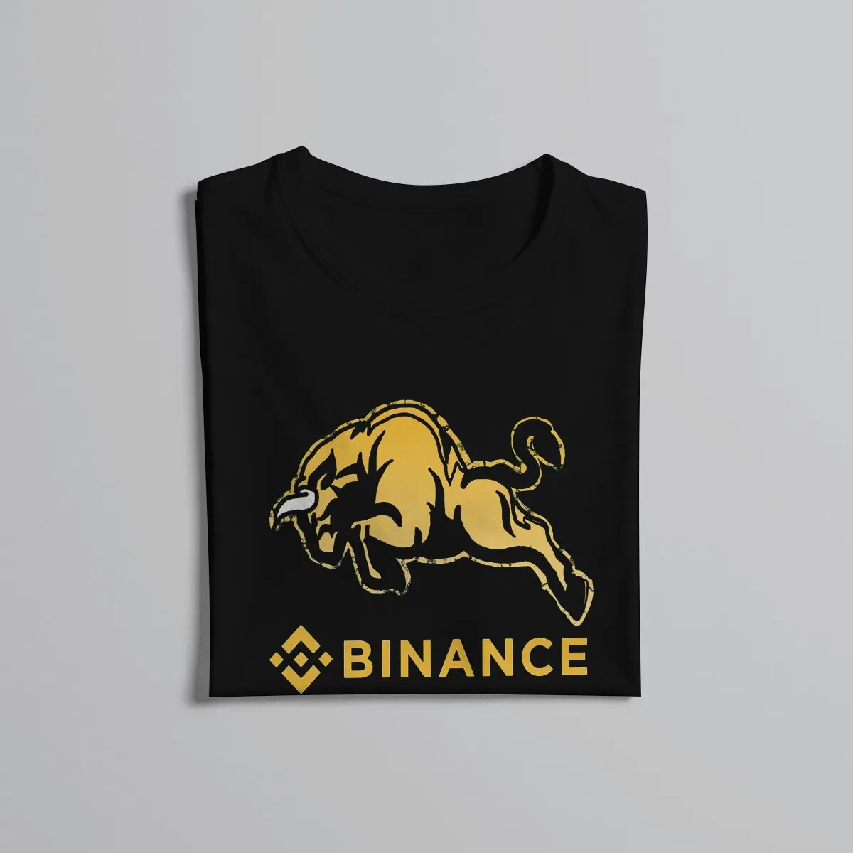 Binance Creative TShirt for Men BNB Crypto Coin Round Collar Polyester T Shirt Distinctive Birthday Gifts OutdoorWear