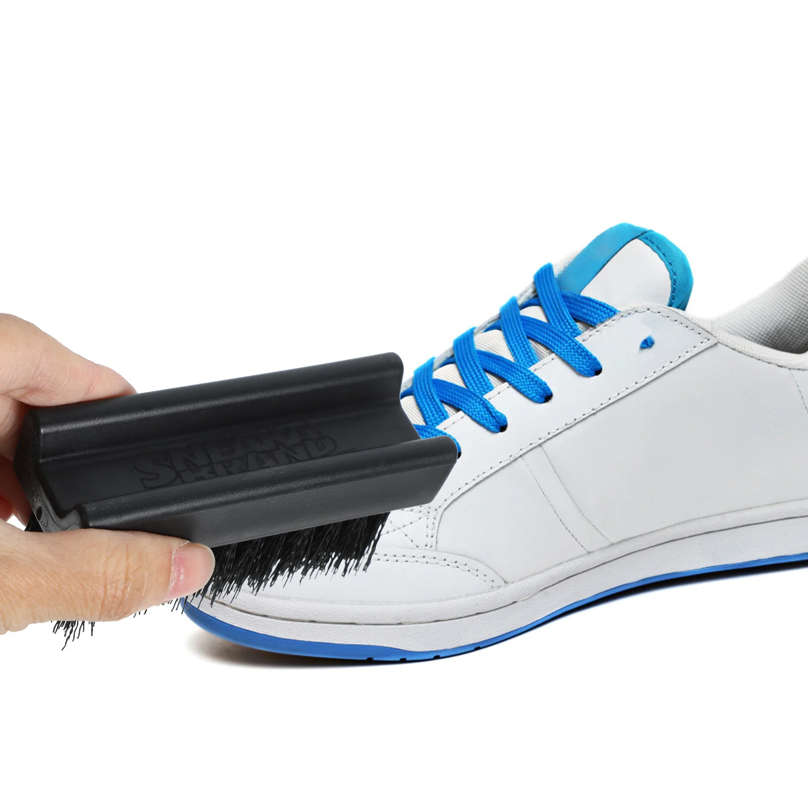 

2pcs Shoe Cleaning Brushes Hard Soft Bristles Long Handle Sturdy Design For Shoes Clothes Scrub Brush Handheld Scrub Brushes