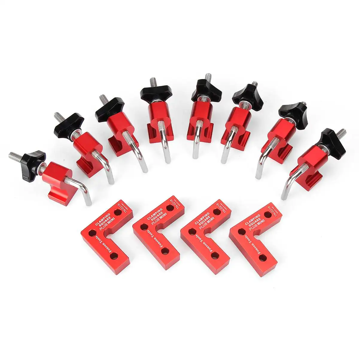 

FONSON 4 Set Mini Woodworking Right Angle Positioning Clamp 90 Degree Precision Clamping Square Carpenter Square Clamps