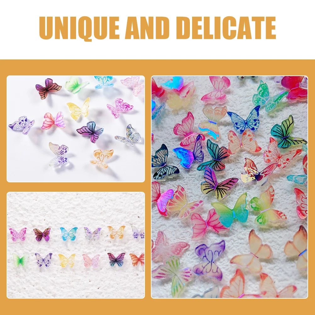 30pcs Miniature Butterflies Figures Mini Butterflies DIY Accessories Butterfly Craft Decoration diy mini butterflies