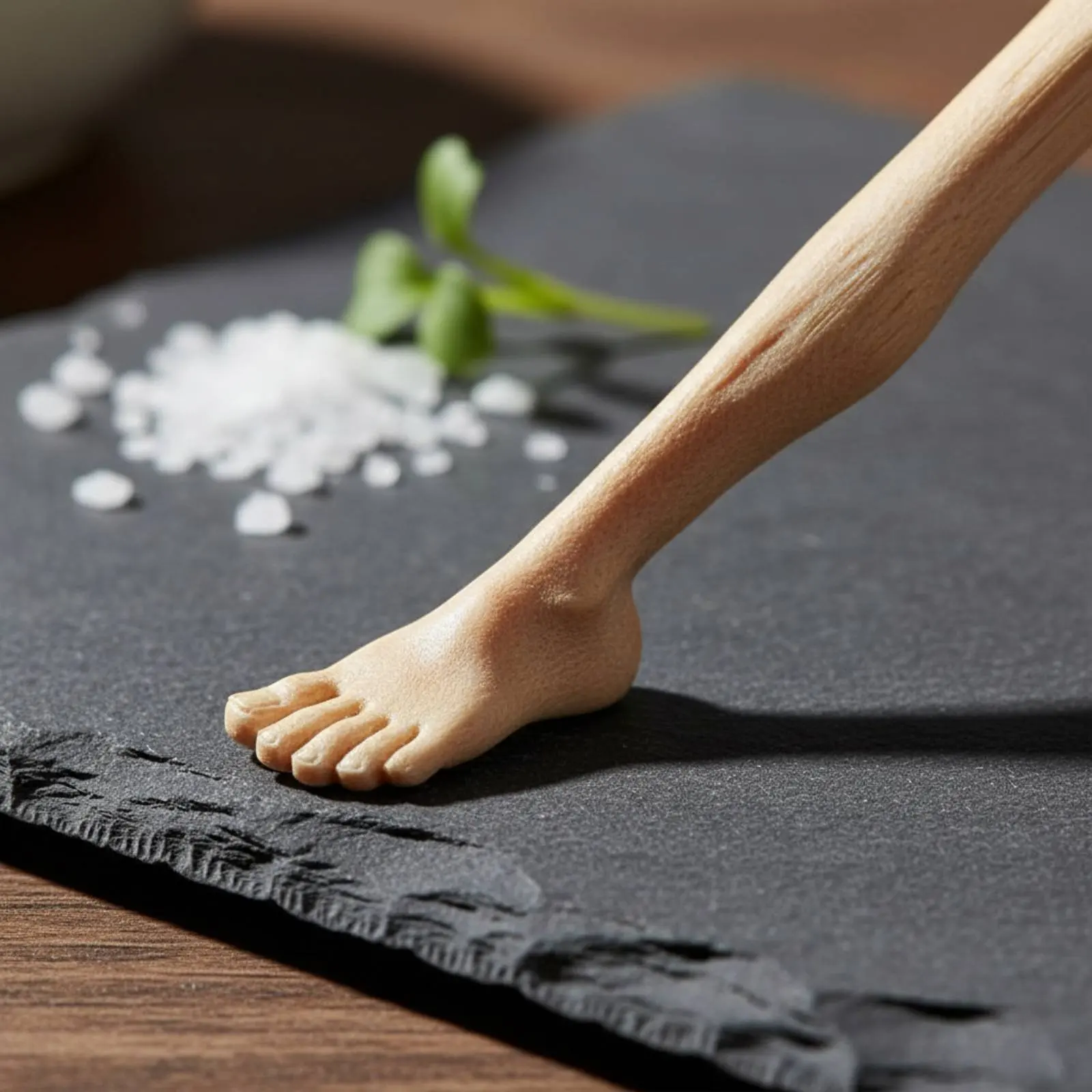 

Foot Shaped Chopsticks 2-in-1 Design Novelty Foot Chopsticks Leg Shaped Dining Utensil Portable