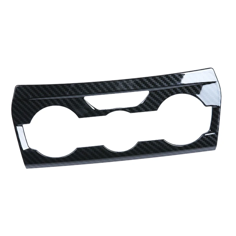Classic Carbon Fiber Console Dashboard Panel Air Condition Switch Cover Trim for Subaru XV Crosstrek Impreza 2018-2020