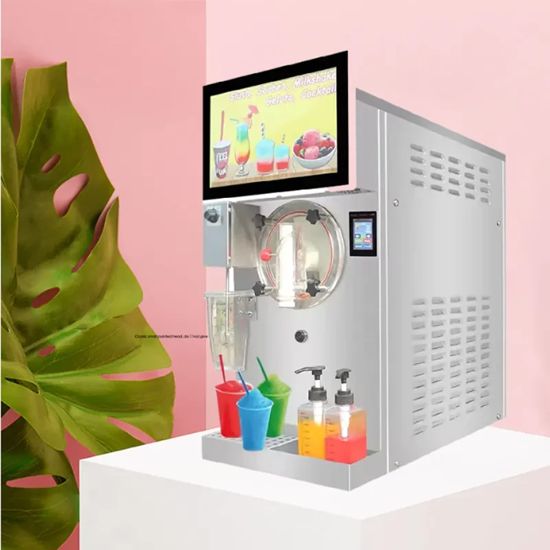 

High Quality Snow Mud Machine Frozen Smoothie Margarita Machine Commercial Fruit Juice Frozen Beverage Machine