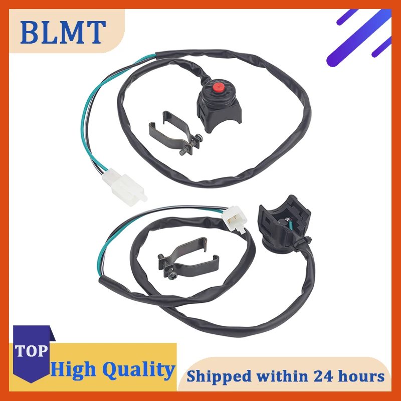 Universal Motorbike Switch Handlebar Motorcycle Kill Stop Switch Horn Button 7 / 8 22mm 7 22mm 8  22mm