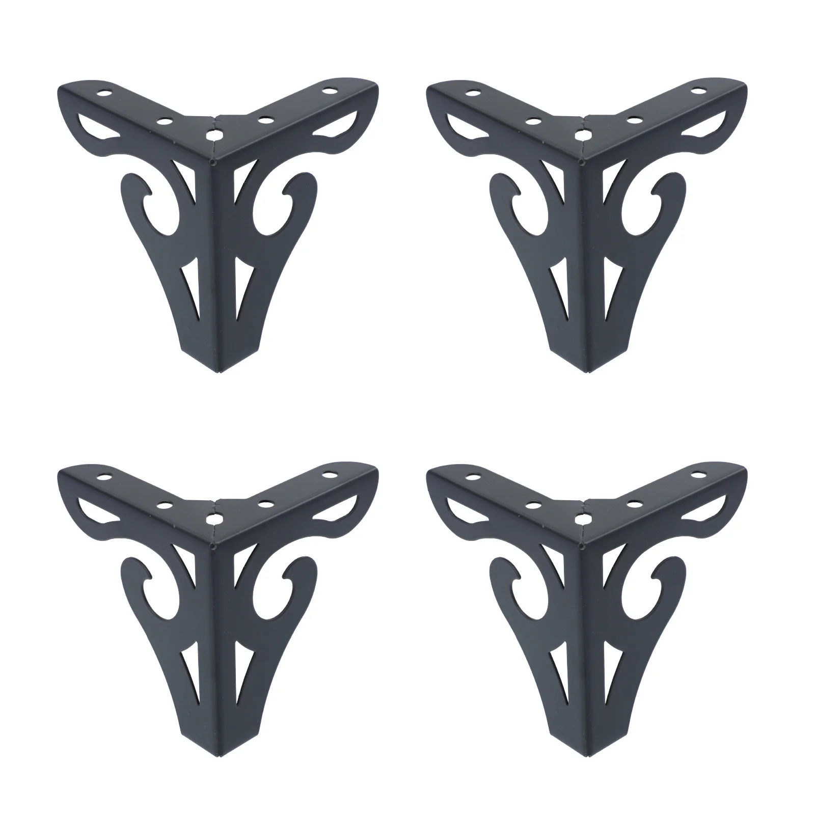 

4Pcs Iron Furniture Legs Metal Heavy Duty Support for Sofa Coffee Cabinet Bedside Table Creative Table Feet Iron Furniture Legs