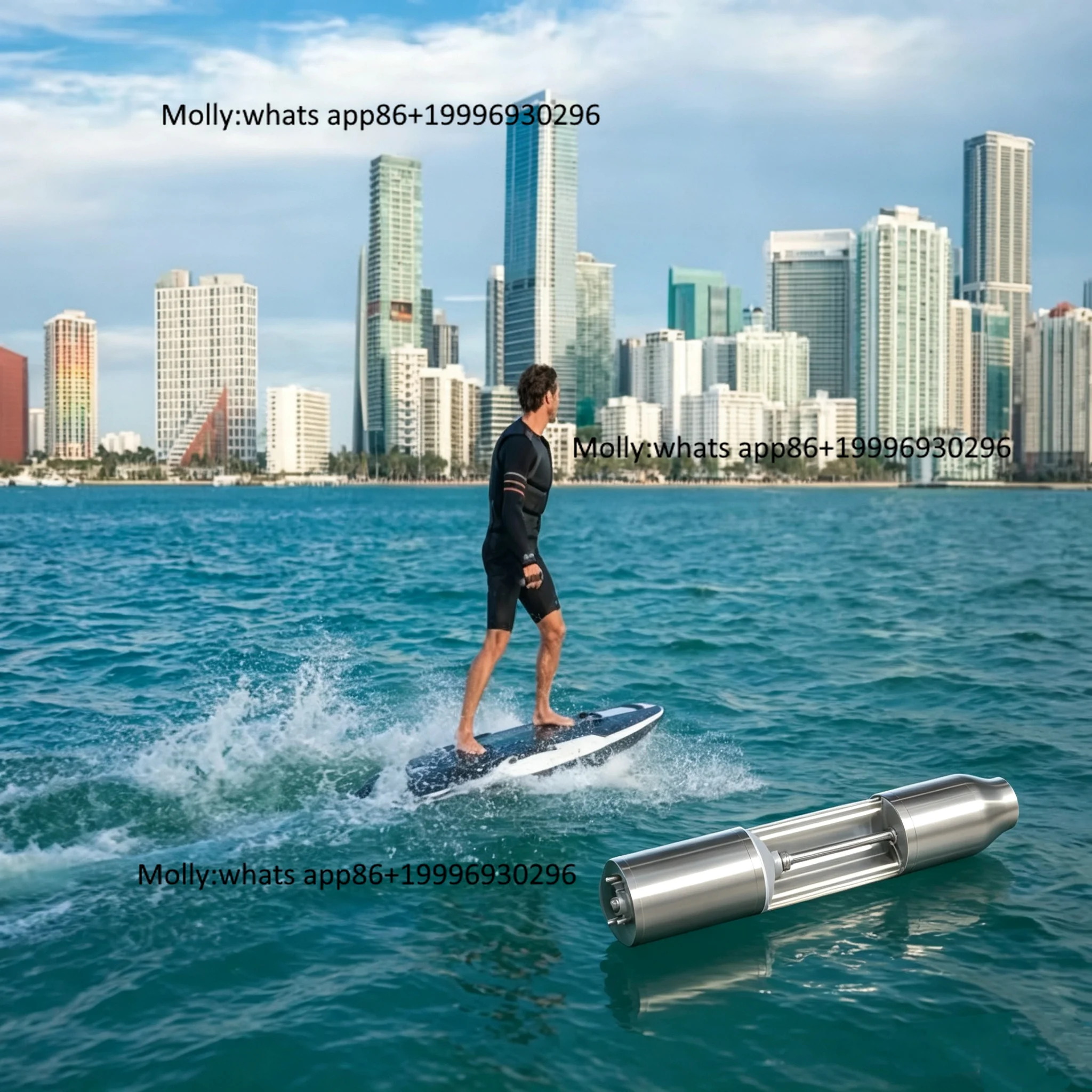 BP150 15kw 72V-86V 86kg Thrust High Power Water Sports Racing Pump Jet Thruster for Pontoon Motorized Surfboard Hydrofoil Board