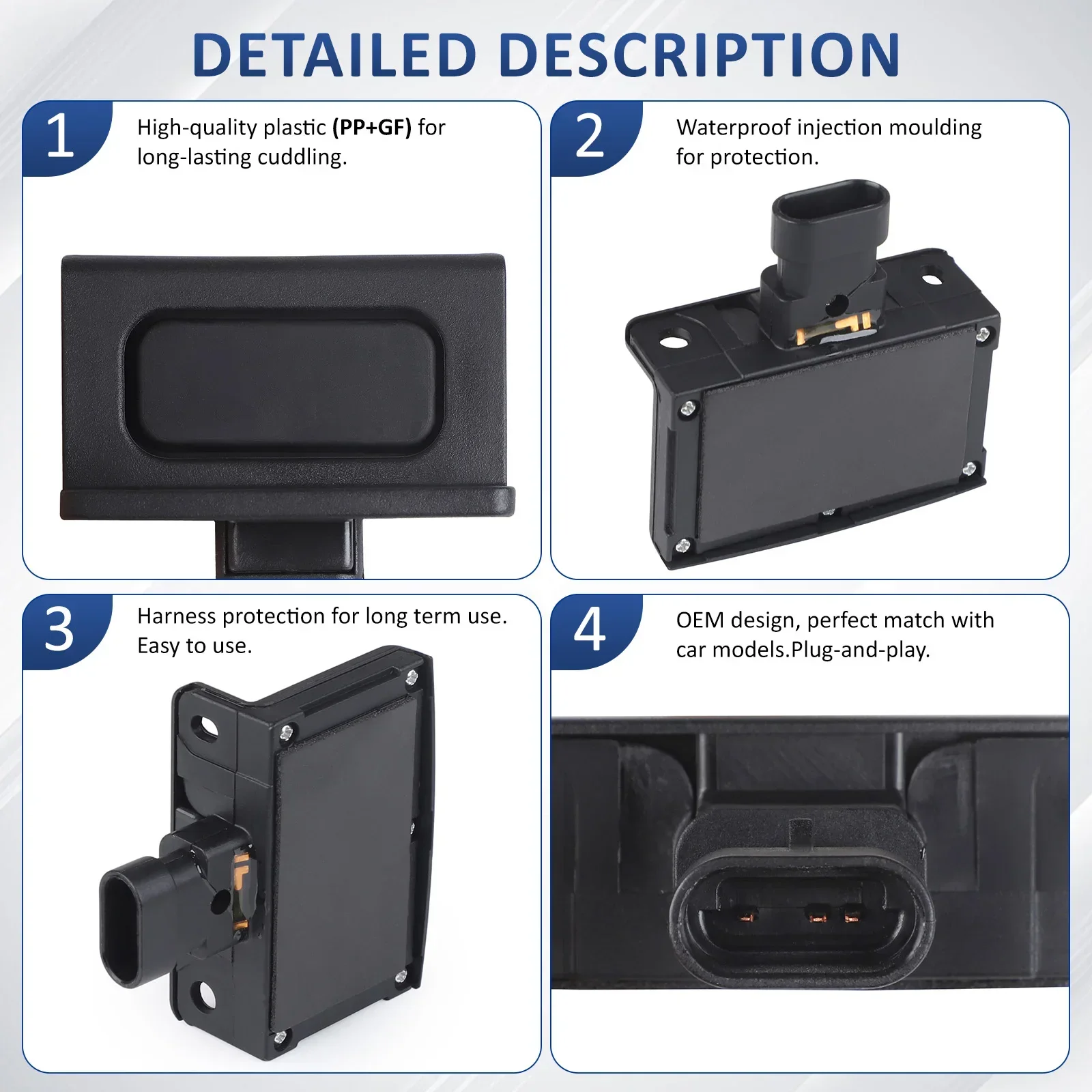 10322831 リフトゲート テールゲート リリース ボタン スイッチ - 2007-2009 シボレー エクイノックス & ビュイック レンデューノス 2003-2007 ポンティアック 730-76461