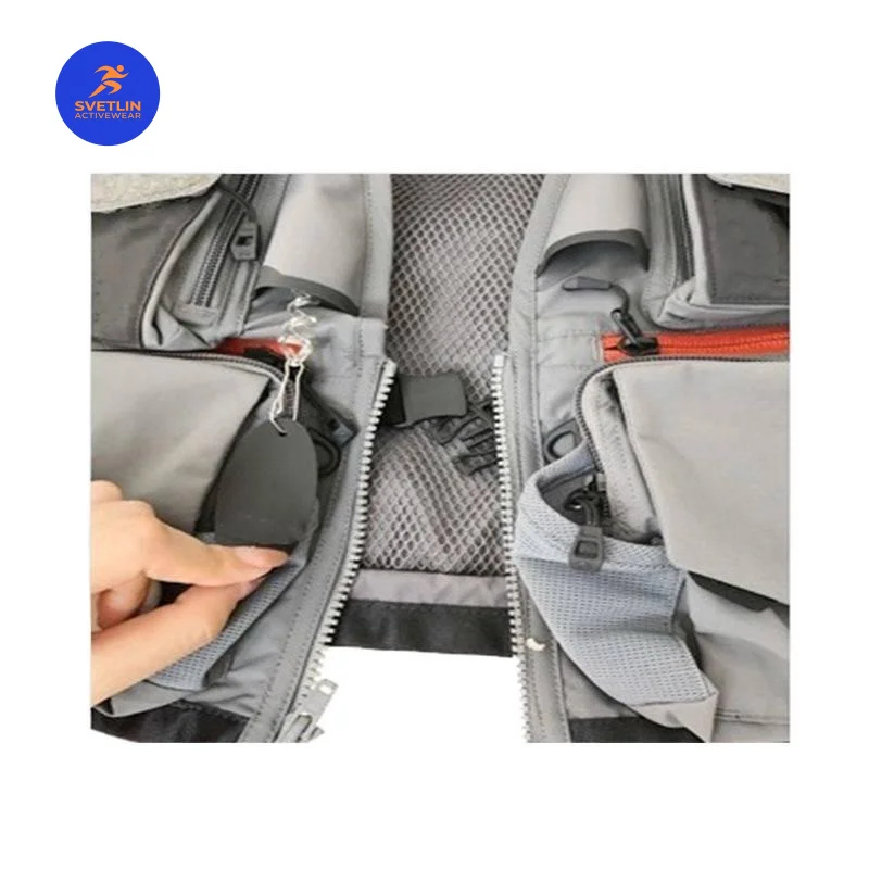 SVETLIN Luxury Quality EU US Size Sports Vest Jacket Outdoor Fishing Fly Fishing Men Women Mesh Breathable Workwear Vest view 4
