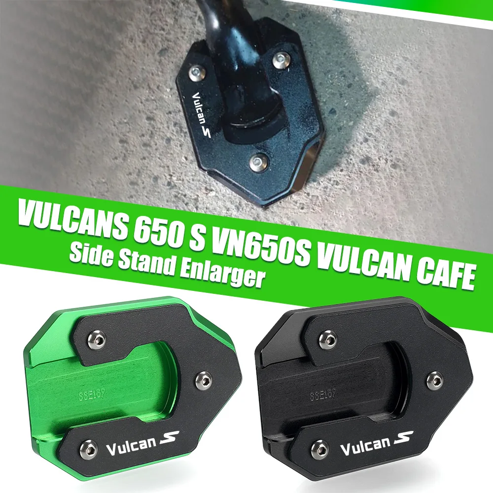 

Foot Side Stand Enlarger Plate Kickstand Enlarge Extension For KAWASAKI VULCANS 650 S VN650S Vulcan Cafe 2015-2023 Motorcycle