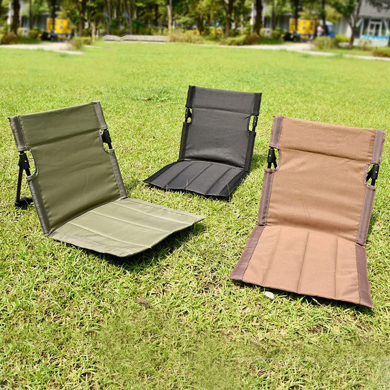 

1 Pc Lightweight Comfortable Folding Chair Park Leisure Beach Chair Portable Single Lazy Chairs For Outdoor Camping Back Chairs