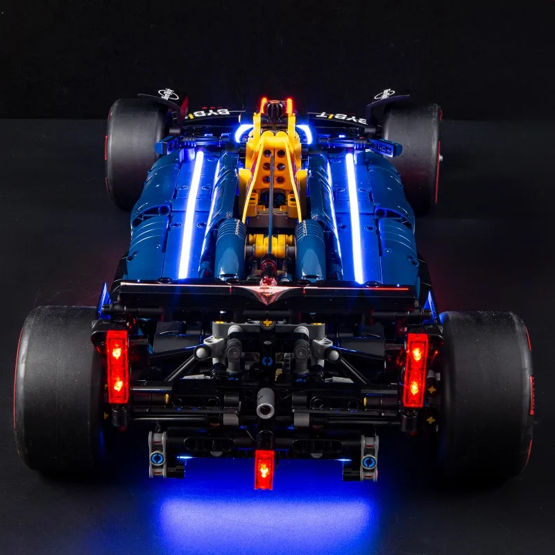 LED-lichtset voor LEGO 42206 Technic Oracle Racing RB20 F1 Auto Bouwstenen DIY Speelgoed (Alleen LED-licht, zonder blokken Model)