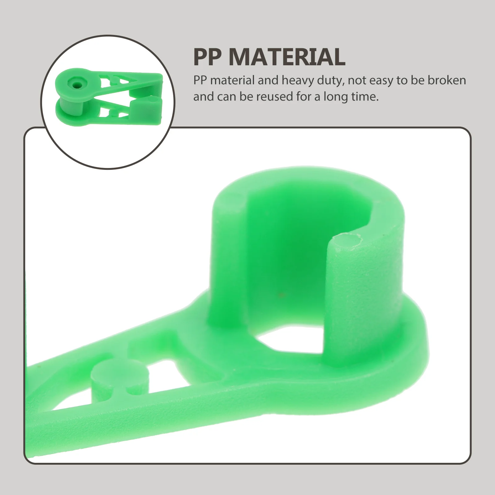 20 قطعة من مشابك ثني النباتات البلاستيكية 360 درجة قابلة للتعديل لفروع شجرة الفاكهة وجذع الزهور يدعم لوازم الحدائق #1