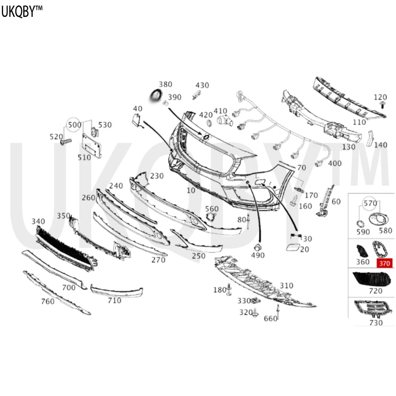 Me rc ed es Be nz A1568855600 دعامة ممتص الصدمات قوس أمامي يمين A1568855500