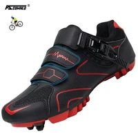 Zapatos de bicicleta de montaña para hombre, calzado de ciclismo con hebilla de trinquete rápida, Compatible con Pedal del sistema SPD para interiores y exteriores