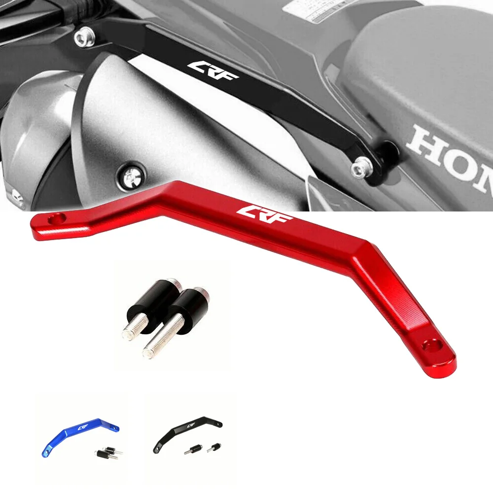 

CRF Logo Motorcycle Rear Pillion Seat Grab Bar Handle bracket Accessories For HONDA CRF250L RALLY 2021-2023 MD47 Kickstand