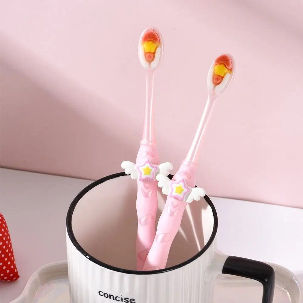 Gifts Fairy Stick Soft Bristle Toothbrush Portable Oral Cleaning Wide Head Couple Toothbrushs Multi-function Teeth Cleaning Tool