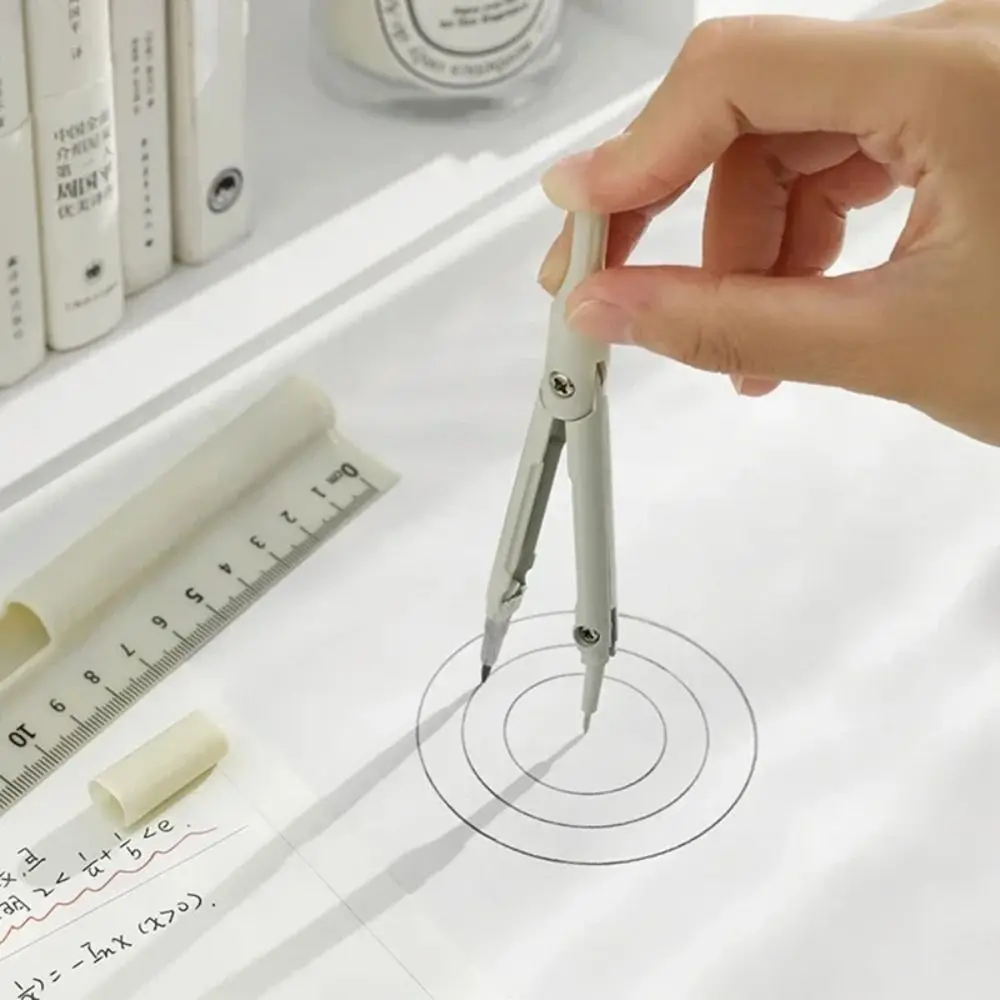 Multifunctional Adjustable Pencil Compass Ruler Metal Drawing 3 in 1 Compasses Unique Design Sketch Geometry Tool Art Design