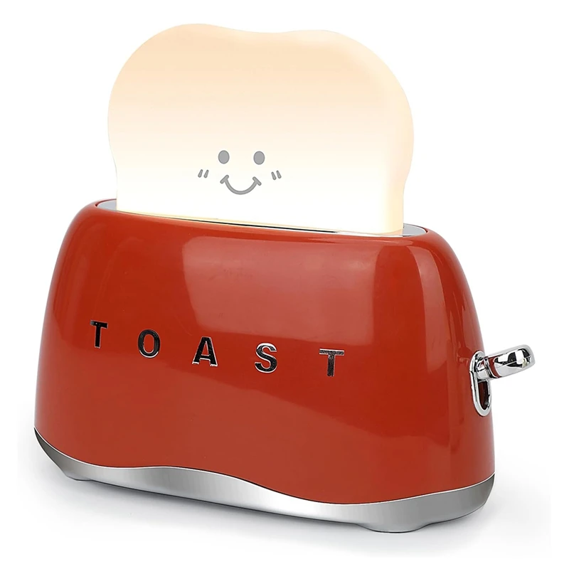 

【Top Picks】Retro Decor Toaster Lamp,Retro Toaster Shape Desk Decoration Gifts For Teens Teenages Tweens Women