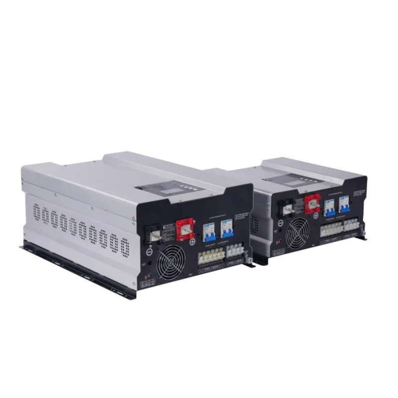 Single Split Phase híbrido carregador inversor, 8kW, 10kW, 12kW, DC 48V para 110V AC, 220V, baixa freqüência