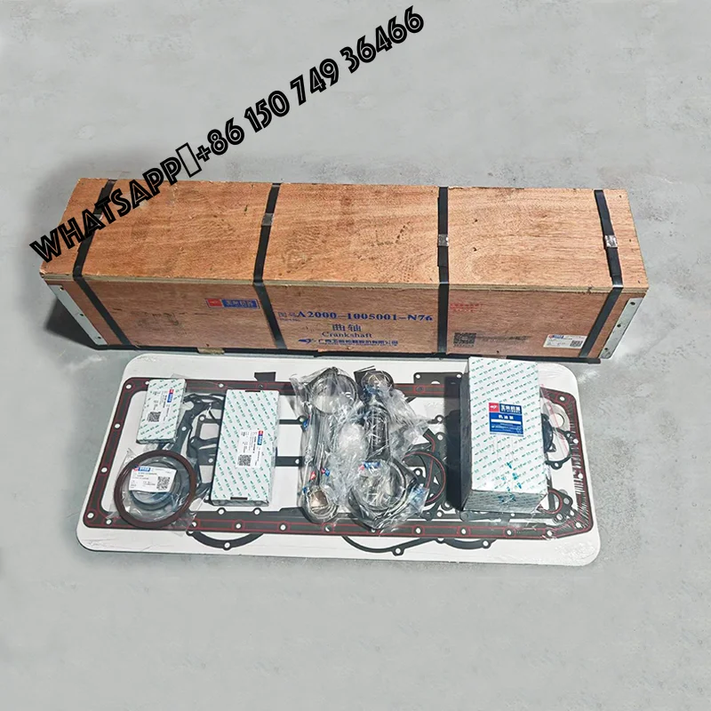 Yuchai Engine Parts A2000-1005001-N76 Crankshaft Y30-1003170-02A Cylinder Head Assembly CB400-900 0200-M VI Matching Components