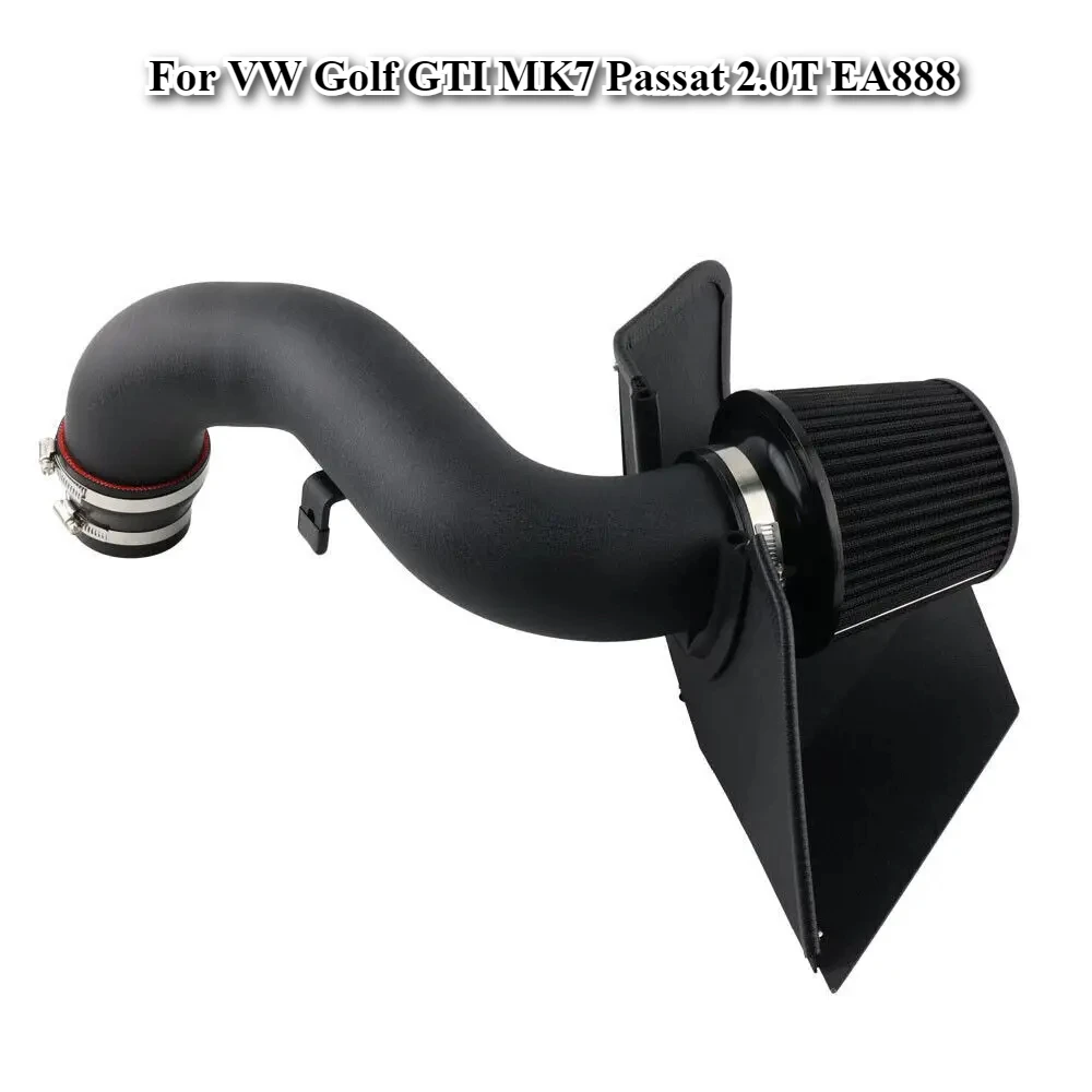 Racing Car Black Heat Shield Cold Air Intake System For VW Golf GTI MK7 Passat 2.0T EA888