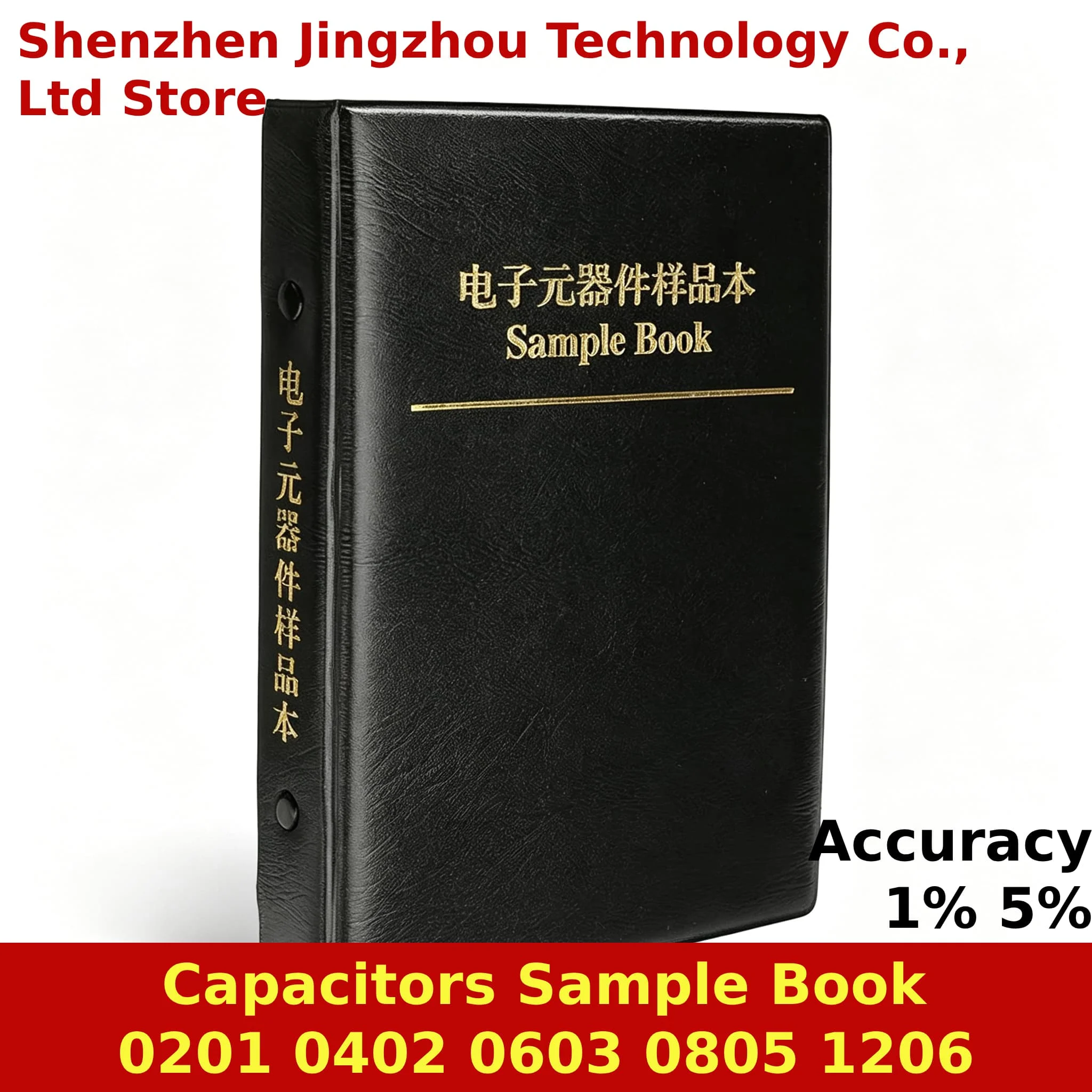 SMD Capacitor Sample Book Capacitors Kit 0201 0402 0603 0805 1206 Assortment Pack 51/80/90/92/170values 25 50 pcs