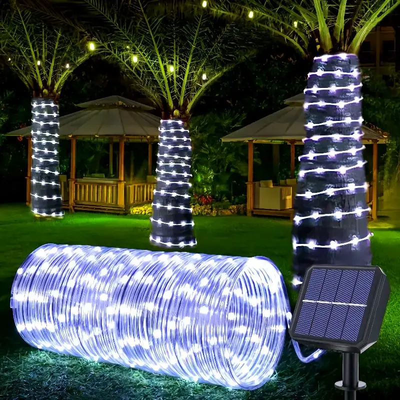8 Modes of Waterproof Street Decoration Lights for Solar Tube Lights Wedding and Festival Decoration Lights (50/100/200/300 LED)